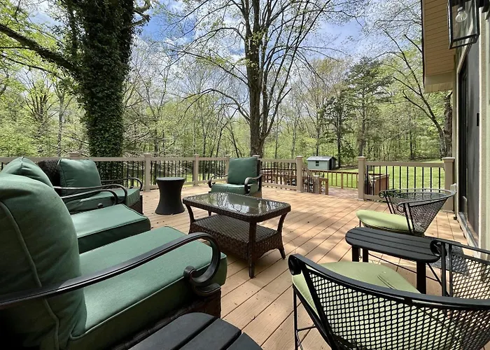 Ferienhaus Fireplace Fire Pit Shaded Deck *